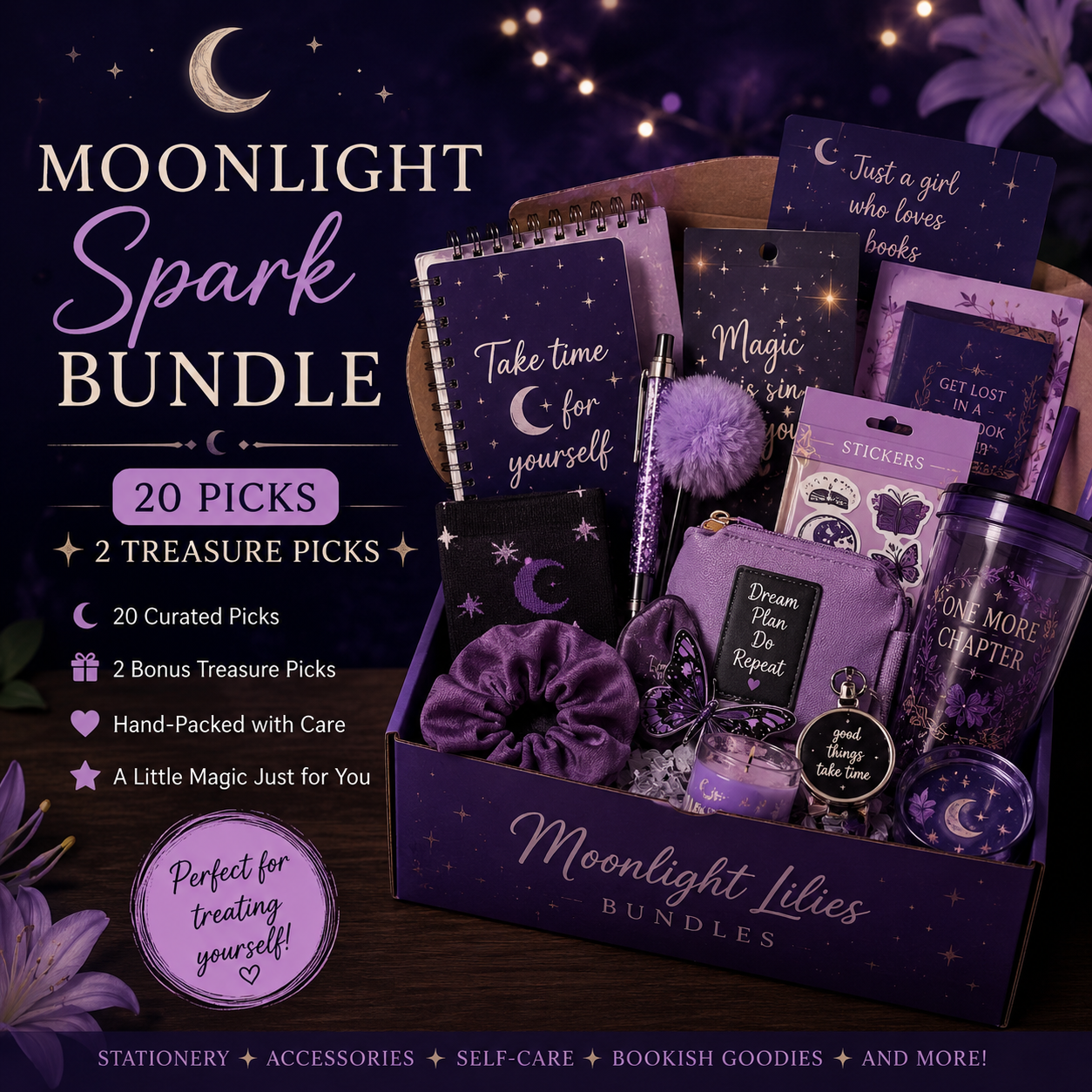 Moonlight Spark Mystery Bundle | 20 Picks + 2 Treasure Picks
