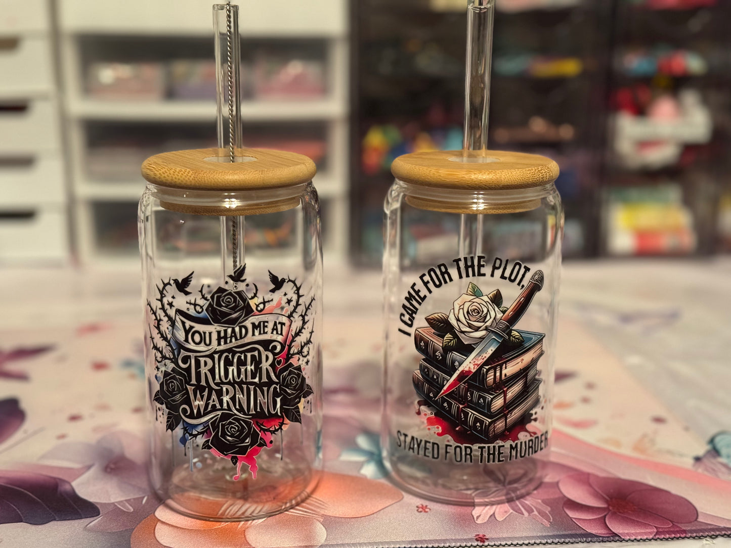 Custom Cups | Glass or Plastic | Choose Your Style
