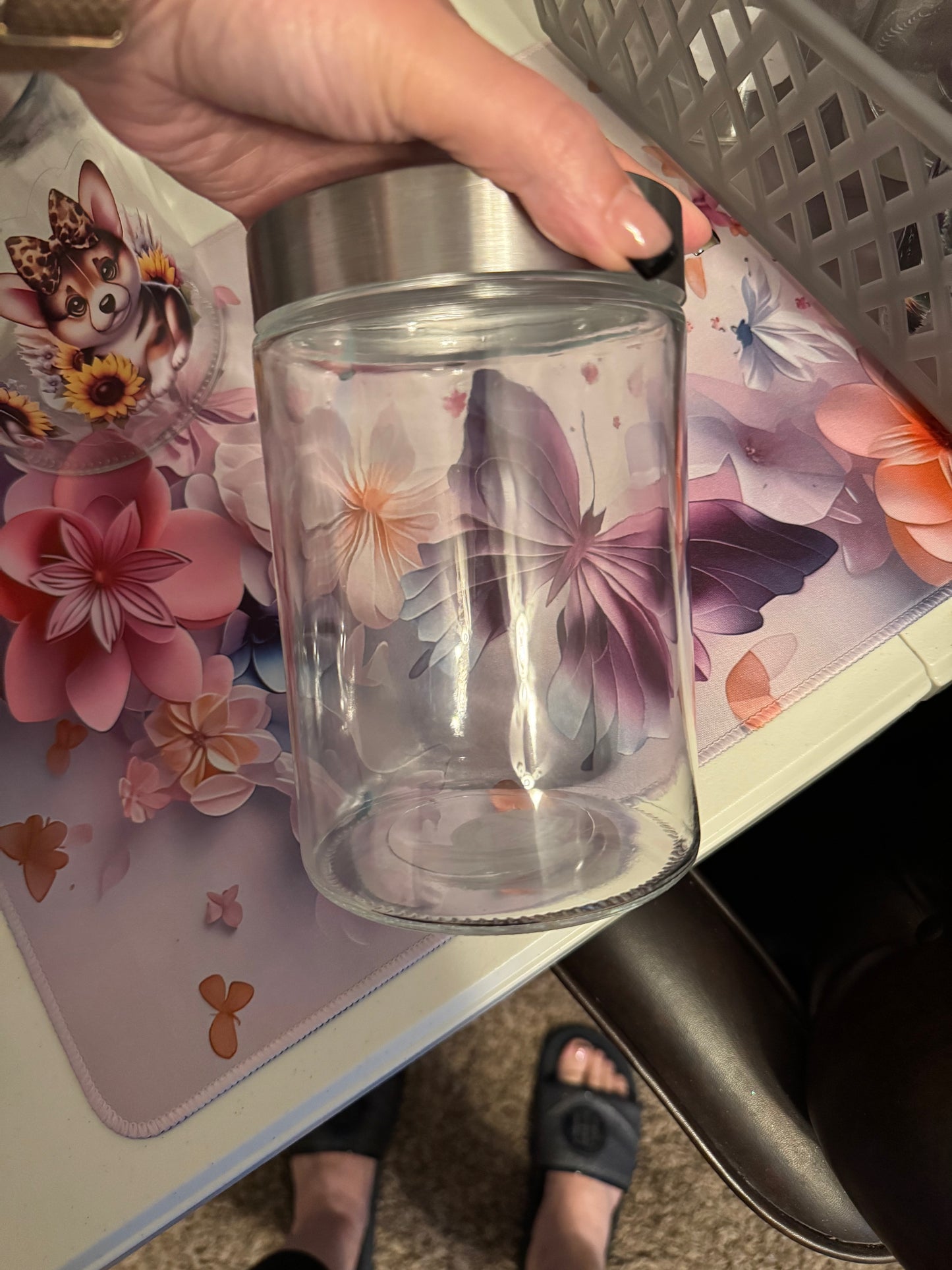 Large Aesthetic Glass Storage Jar | Choose Your Design