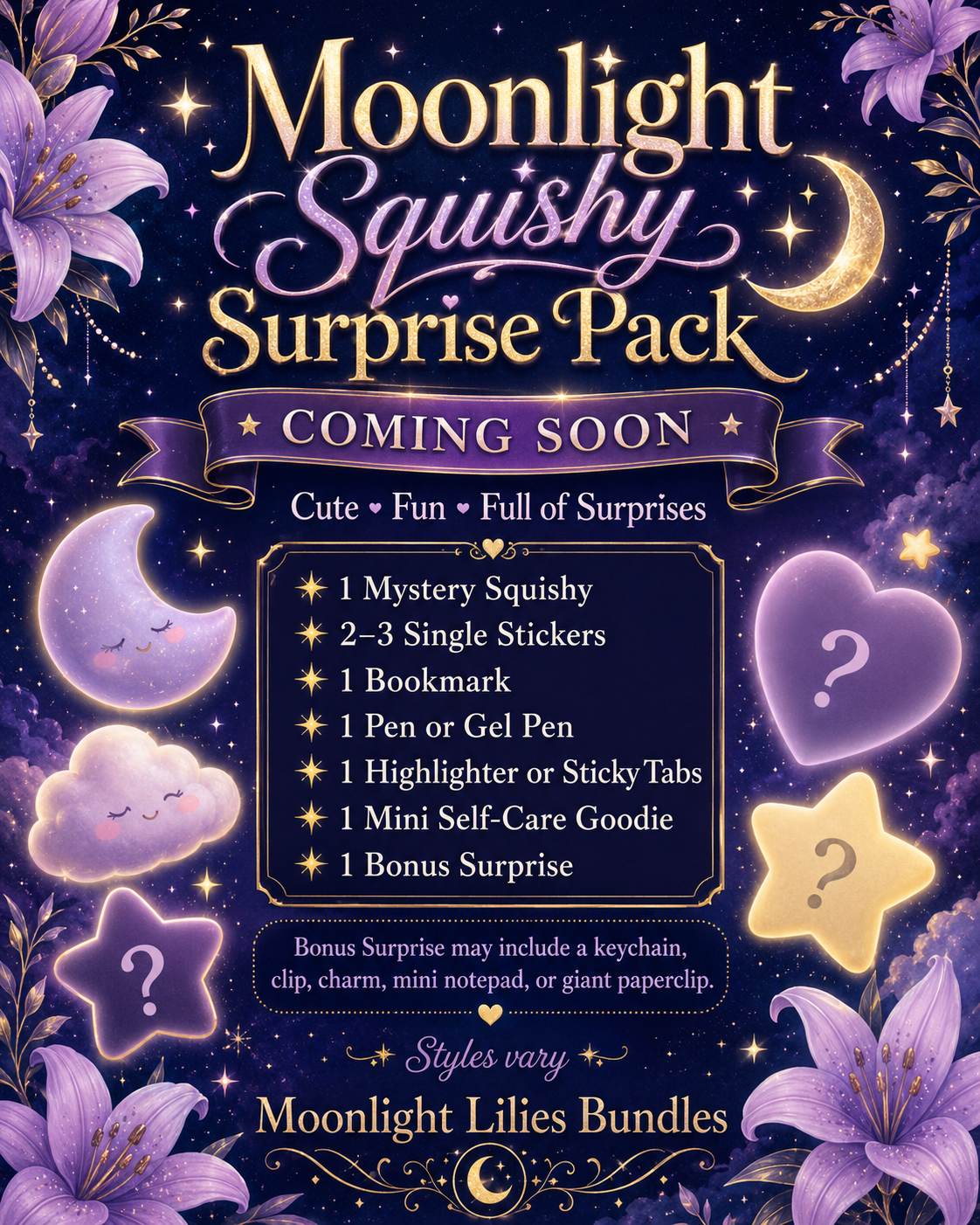 Moonlight Squishy Surprise Pack 🌙✨