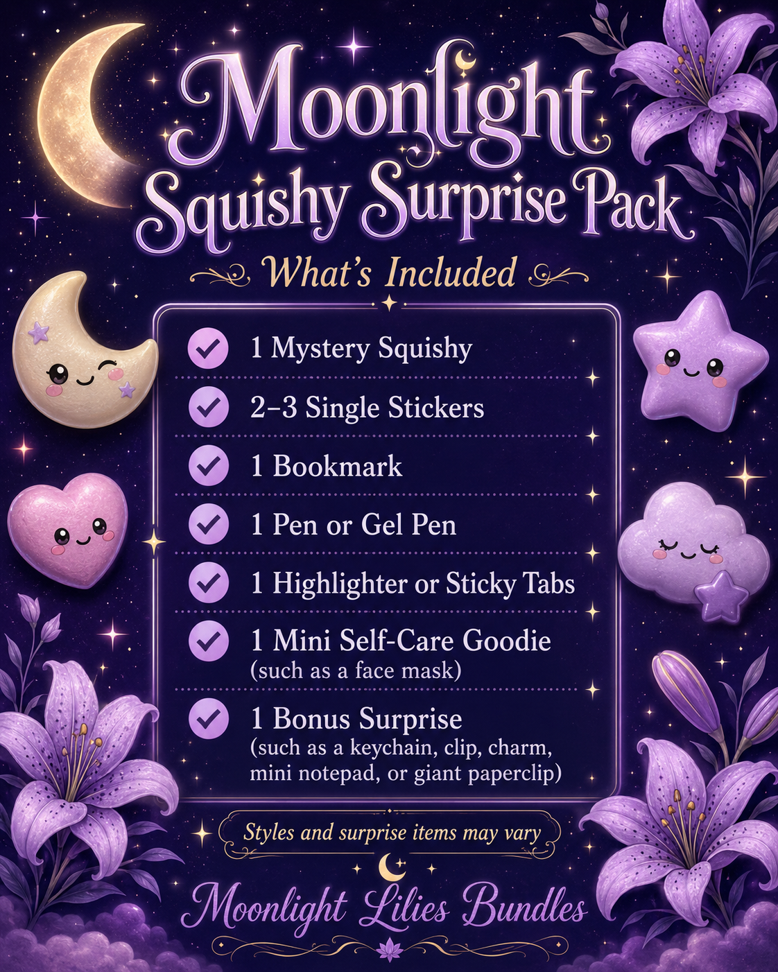Moonlight Squishy Surprise Pack 🌙✨