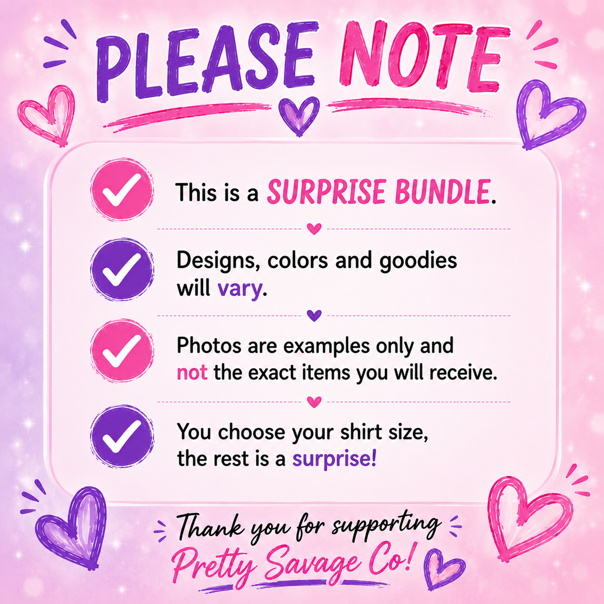 Pretty Savage Surprise Bundle | Choose Your Bundle